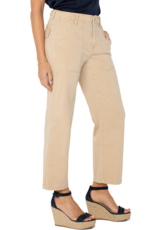 Liverpool Liverpool - Cargo crop wide leg (Cappucino)