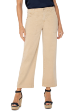Liverpool Liverpool - Cargo crop wide leg (Cappucino)