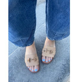 Ateliers Ateliers - Faleria Leather Slide (Cappucino)