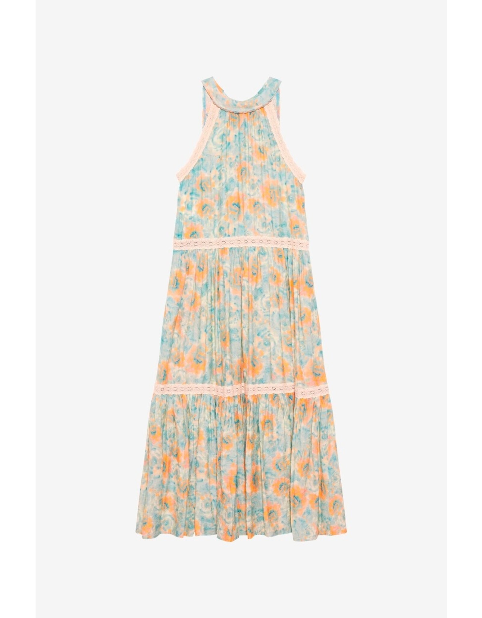 NKN Barcelona NKN Barcelona - Natai  Printed Halter Dress (Turquoise)