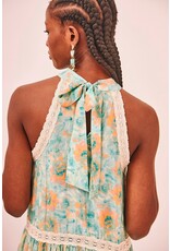 NKN Barcelona NKN Barcelona - Natai  Printed Halter Dress (Turquoise)
