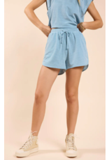Sadie & Sage Sadie & Sage - Sightseeing Drawstring Shorts (Blue)