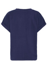 b.young b.young - Pandinna V Neck Tee (Medieval Blue)