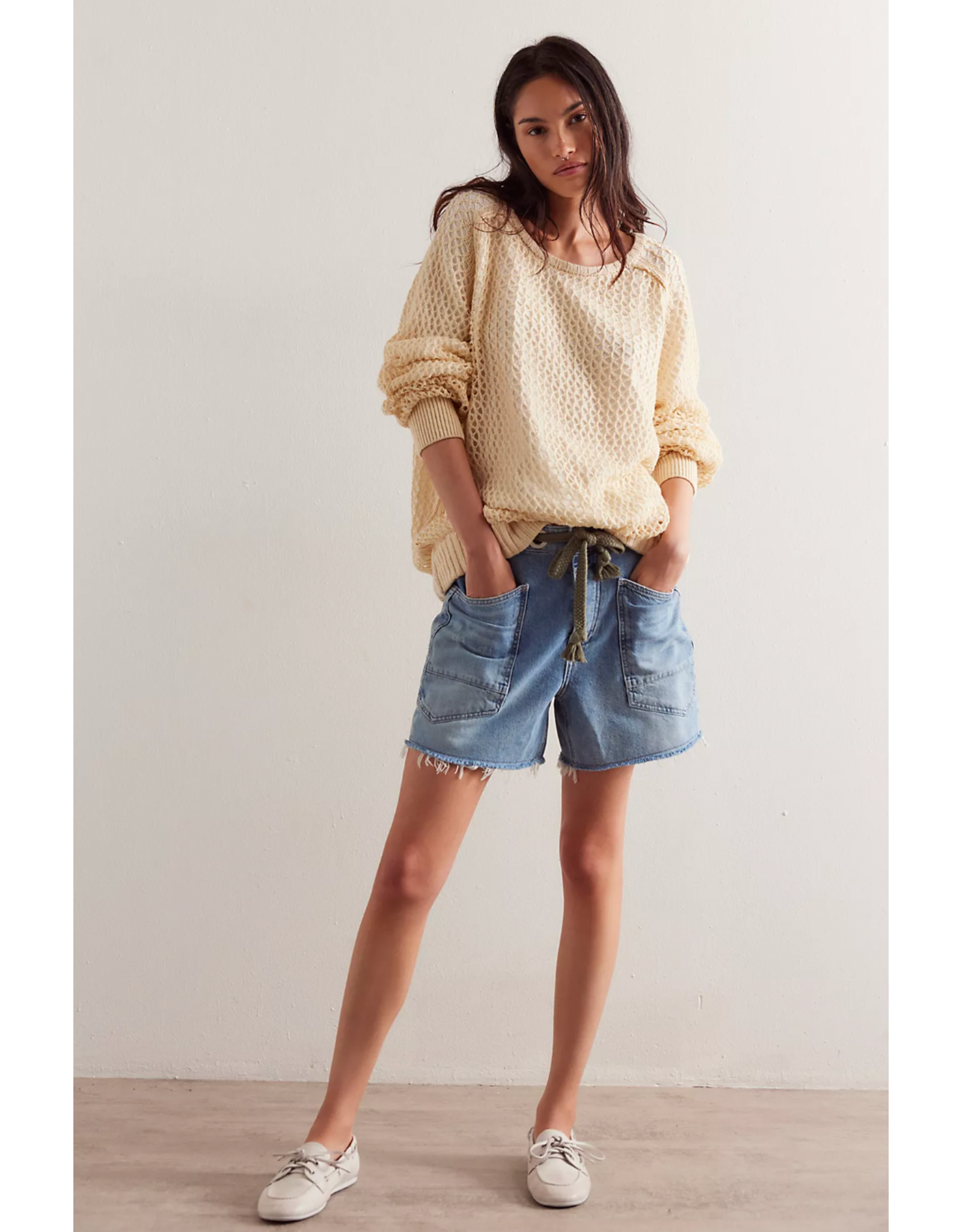 Free people Free People - Moxie Denim Shorts (Truest Blue)
