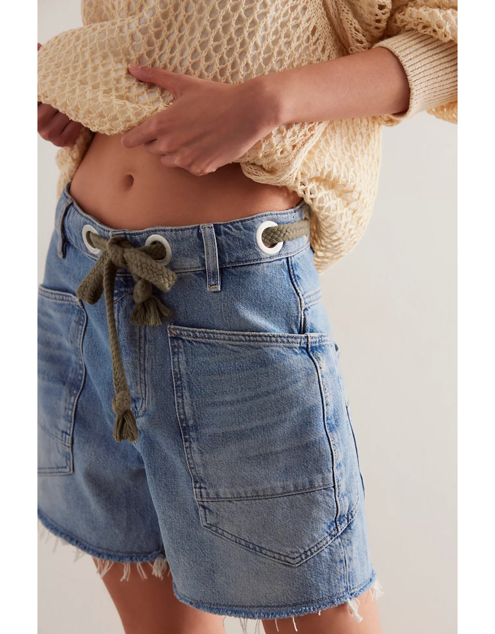 Free people Free People - Moxie Denim Shorts (Truest Blue)