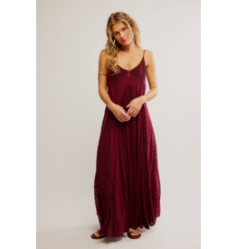 Free people Free People - Trail of Flowers Maxi (Maroon)