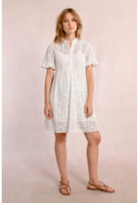 Molly Bracken Molly Bracken -  Lace Shirt Dress (White)