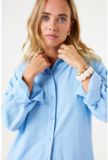 Garcia Garcia - Long Sleeve Button Up Shirt (Blue Wave)
