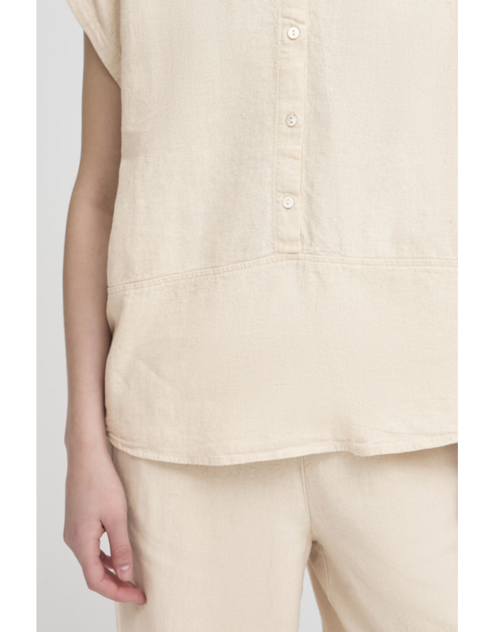 ICHI ICHI - Linno Blouse (Natural Ecru)