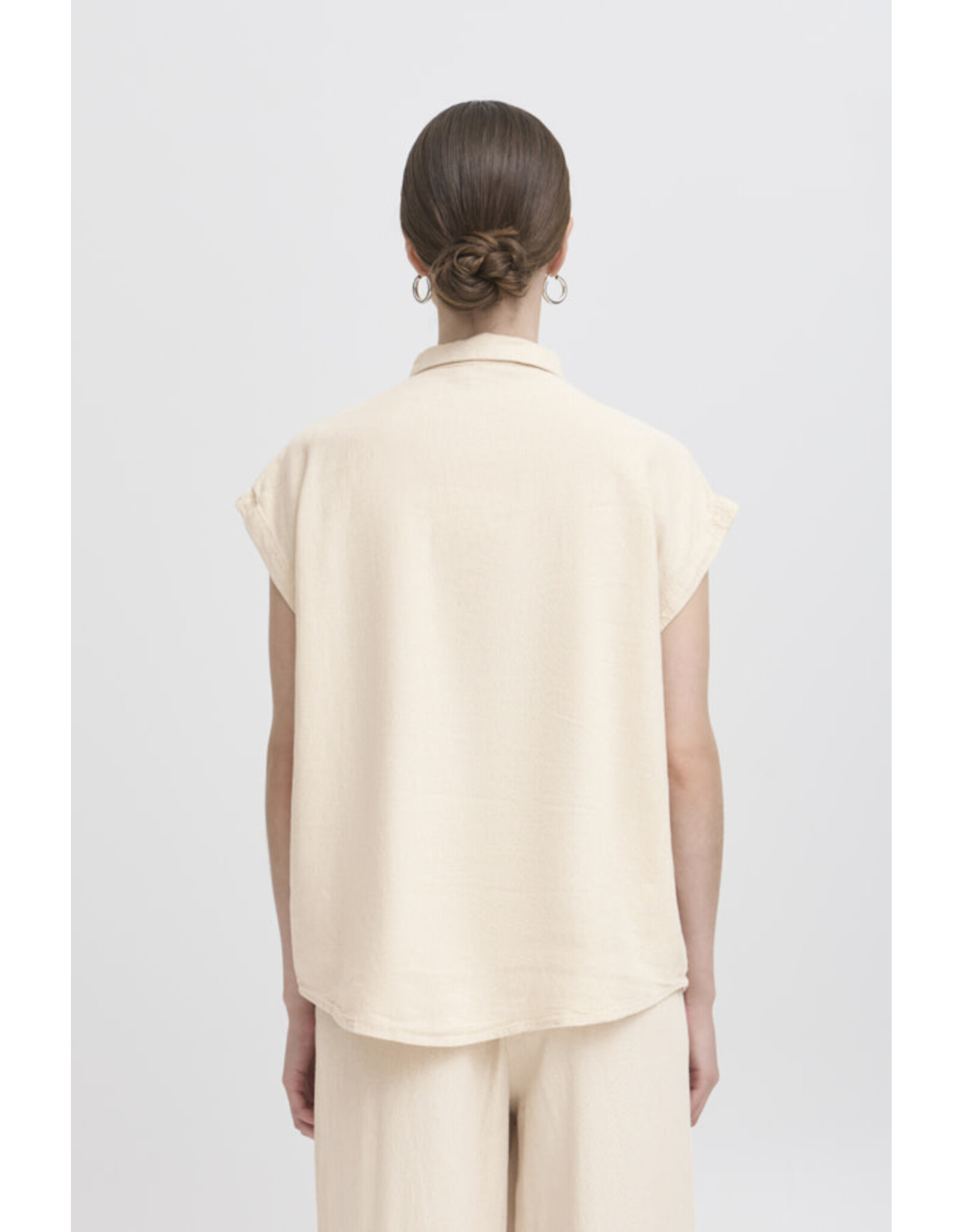 ICHI ICHI - Linno Blouse (Natural Ecru)