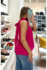 Papillon Papillon - Sleeveless Halter Neck Blouse (Magenta)