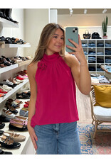Papillon Papillon - Sleeveless Halter Neck Blouse (Magenta)