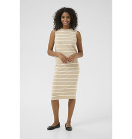 Kaffe Kaffe - Lizza Striped Slipover (Feather Grey Melange)