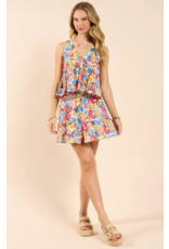 Sadie & Sage Sadie & Sage - Nature's Palette V Neck Flowy Sleeveless Top