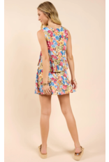 Sadie & Sage Sadie & Sage - Nature's Palette V Neck Flowy Sleeveless Top