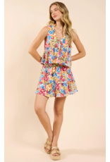 Sadie & Sage Sadie & Sage - Nature's Palette V Neck Flowy Sleeveless Top
