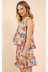 Sadie & Sage Sadie & Sage - Nature's Palette V Neck Flowy Sleeveless Top