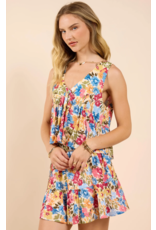 Sadie & Sage Sadie & Sage - Nature's Palette V Neck Flowy Sleeveless Top