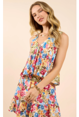 Sadie & Sage Sadie & Sage - Nature's Palette V Neck Flowy Sleeveless Top