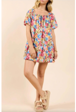 Sadie & Sage Sadie & Sage - Nature's Palette Babydoll Bubble Hem Dress