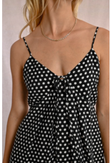 Molly Bracken Molly Bracken -  Polka Dot Maxi Dress (Black)