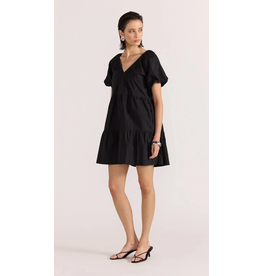 Staple The Label Staple - Ilana Tiered Mini Dress (Black)