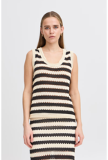 ICHI ICHI - Birdis Sleeveless Knit Top (Black / Almond Milk)