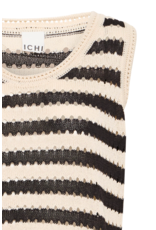 ICHI ICHI - Birdis Sleeveless Knit Top (Black / Almond Milk)