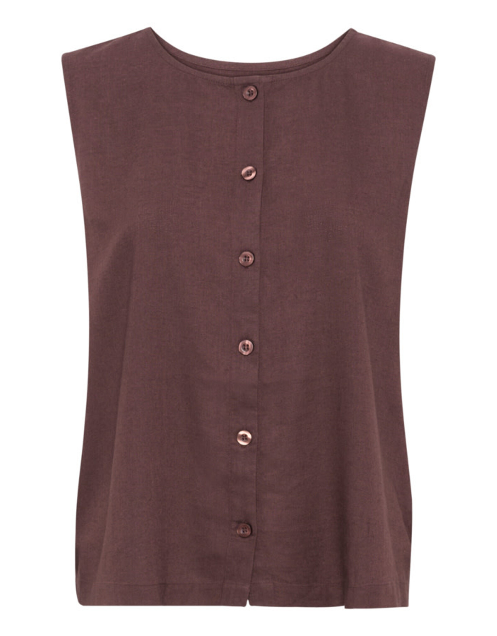 Kaffe Kaffe - Milia Reversible Top (Fudge)