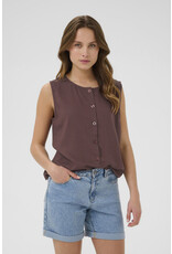 Kaffe Kaffe - Milia Reversible Top (Fudge)