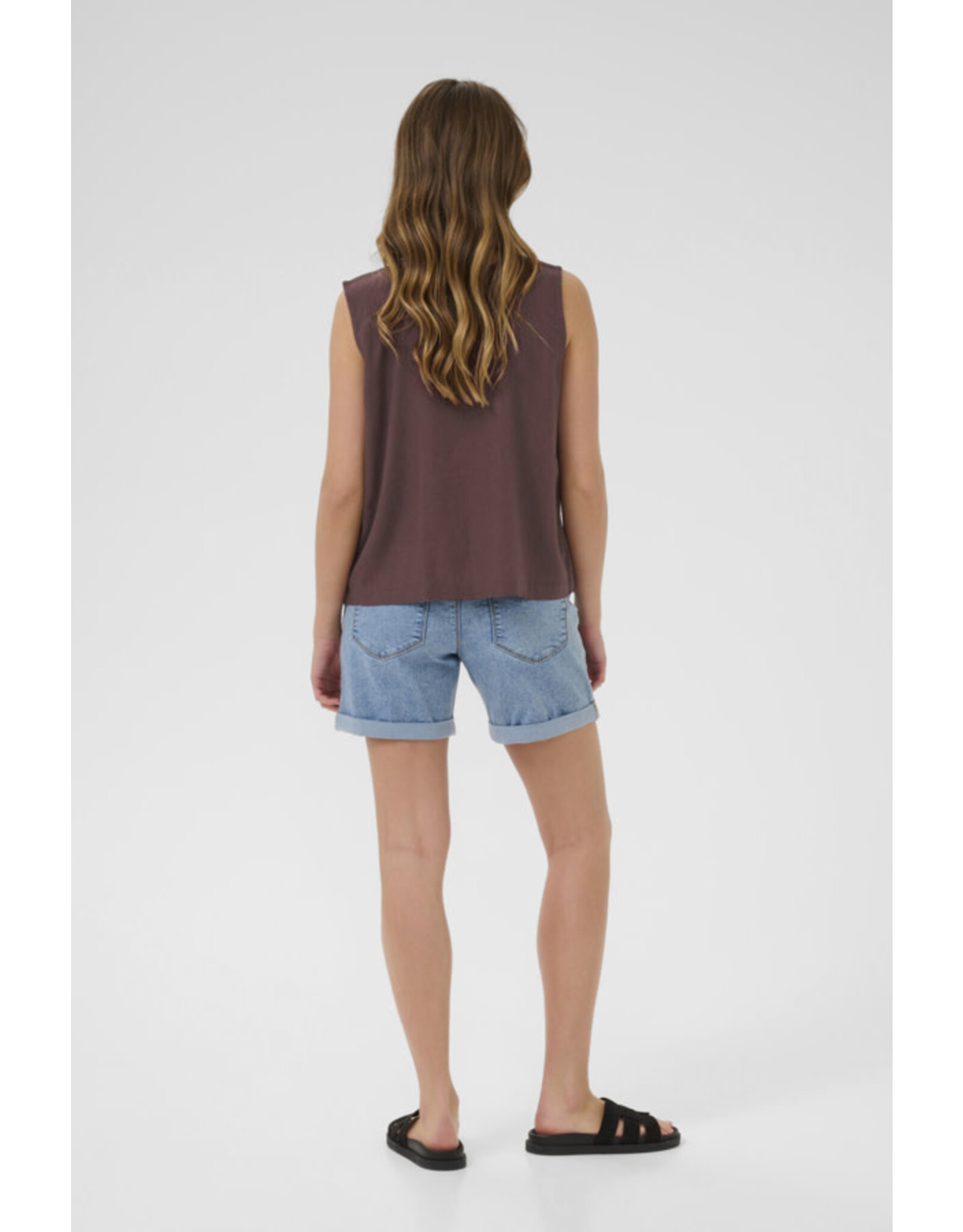 Kaffe Kaffe - Milia Reversible Top (Fudge)