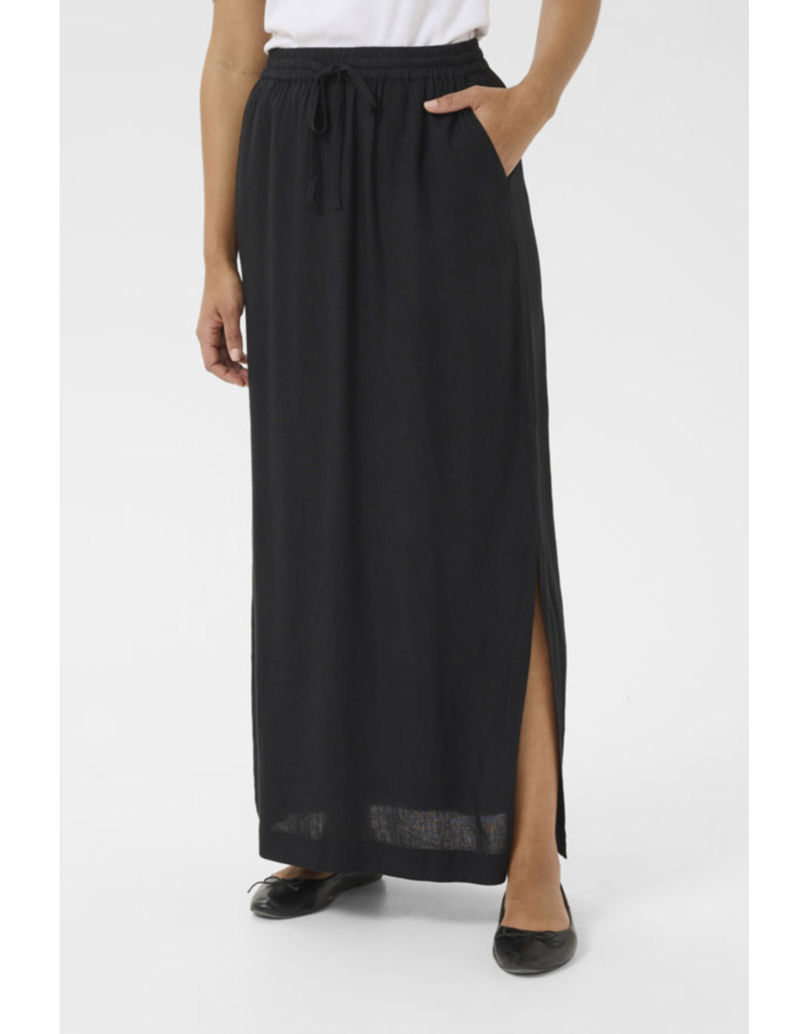 Kaffe Kaffe - Milia Skirt (Black Deep)
