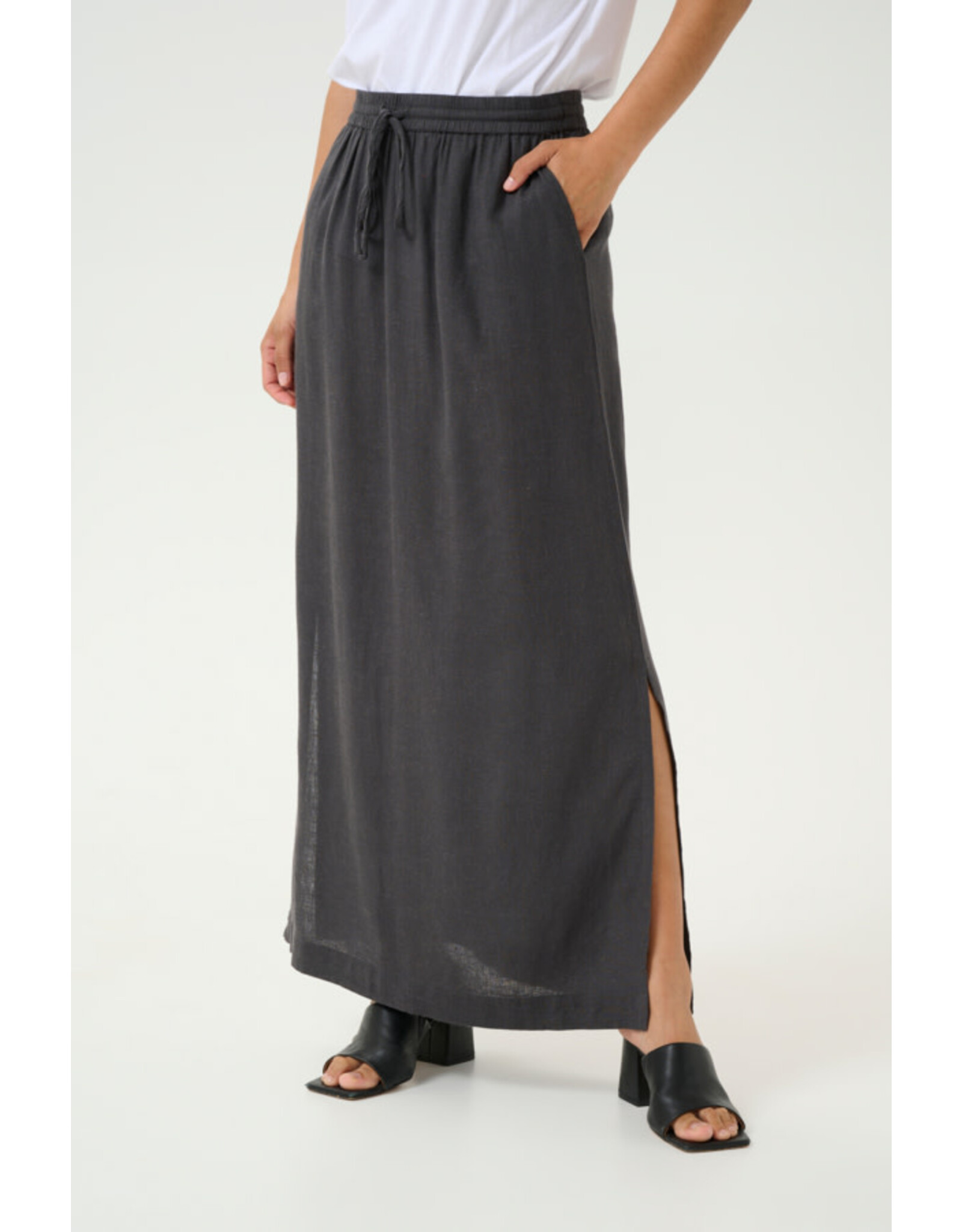 Kaffe Kaffe - Milia Skirt (Black Oyster)