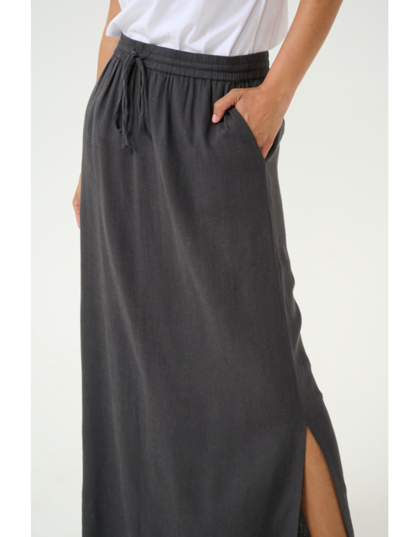 Kaffe Kaffe - Milia Skirt (Black Oyster)