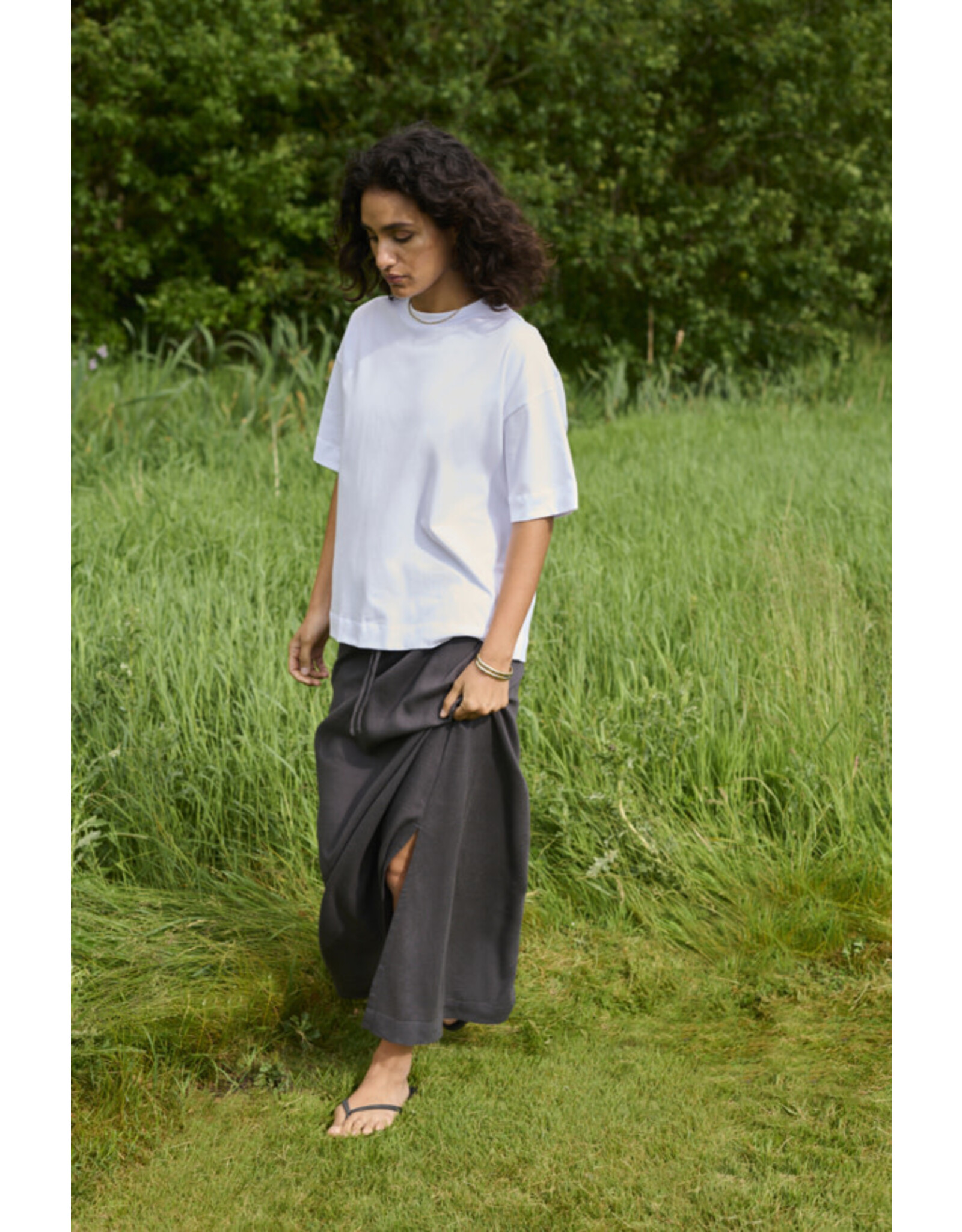 Kaffe Kaffe - Milia Skirt (Black Oyster)