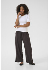 Kaffe Kaffe - Milia Cropped Wide Pants (Black Oyster)