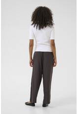 Kaffe Kaffe - Milia Cropped Wide Pants (Black Oyster)