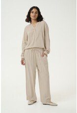 Kaffe Kaffe - Milia Cropped Wide Pants (Feather Grey)