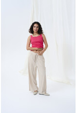 Kaffe Kaffe - Milia Cropped Wide Pants (Feather Grey)