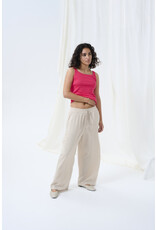 Kaffe Kaffe - Milia Cropped Wide Pants (Feather Grey)