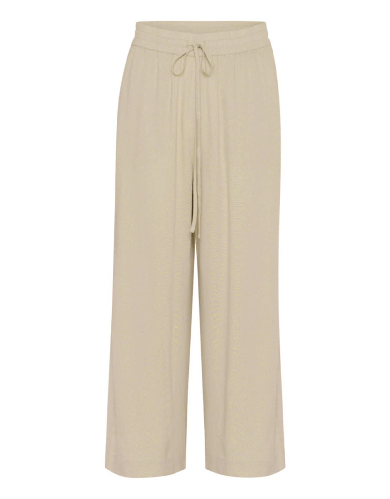 Kaffe Kaffe - Milia Cropped Wide Pants (Feather Grey)