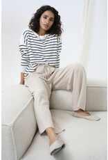 Kaffe Kaffe - Milia Cropped Wide Pants (Feather Grey)