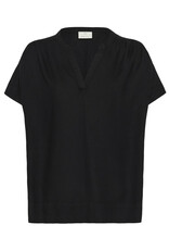 Kaffe Kaffe - Milia Short Sleeve Blouse (Black Deep)