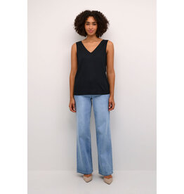 Kaffe Kaffe - Milia Top (Black Deep)