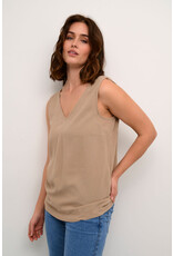 Kaffe Kaffe - Milia Top (Chinchilla)
