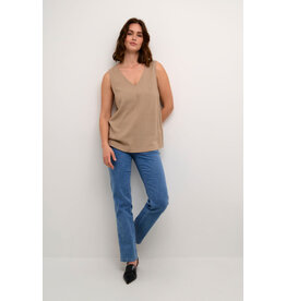 Kaffe Kaffe - Milia Top (Chinchilla)