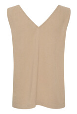Kaffe Kaffe - Milia Top (Chinchilla)