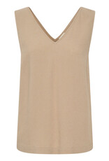 Kaffe Kaffe - Milia Top (Chinchilla)