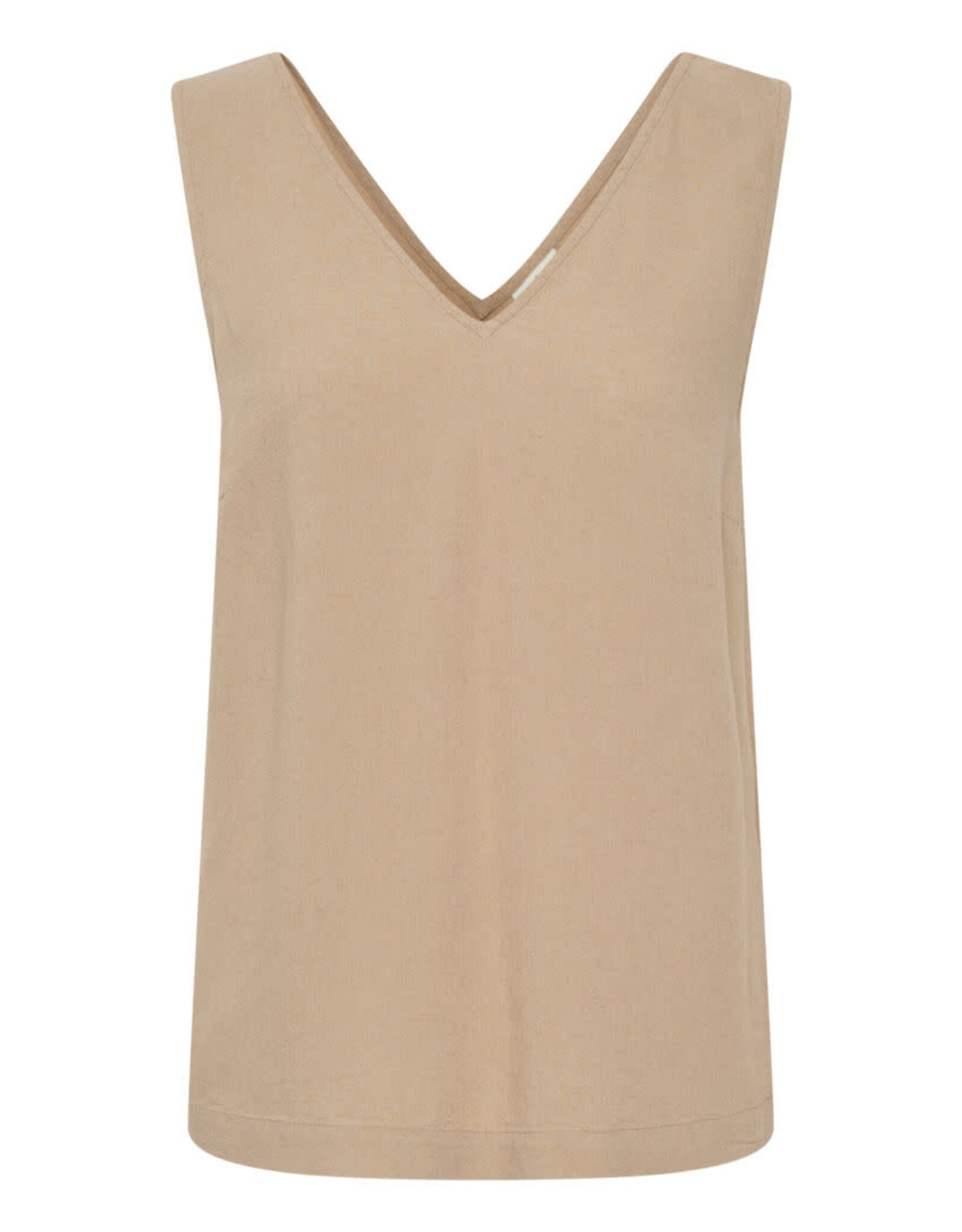 Kaffe Kaffe - Milia Top (Chinchilla)