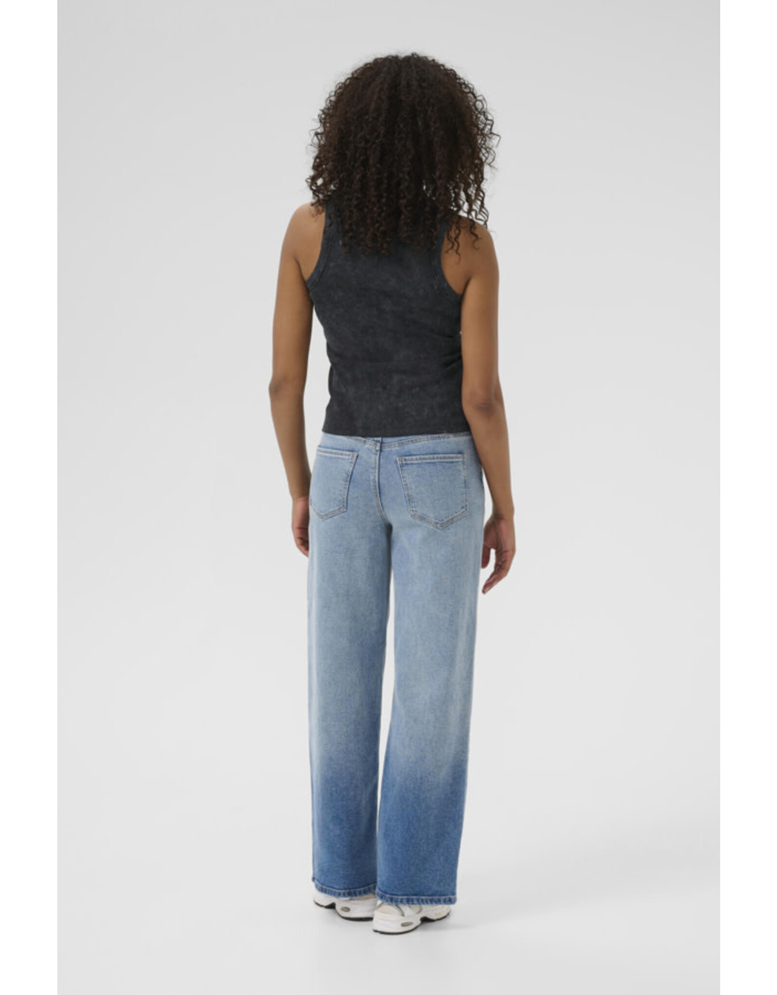 Kaffe Kaffe - Dodal Top (Black Washed Rib)
